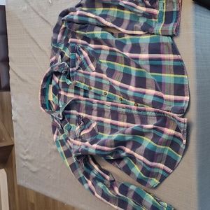 Aeropostale women's large button-down flannel